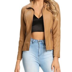SPYM NWT Faux Leather Jacket size Small